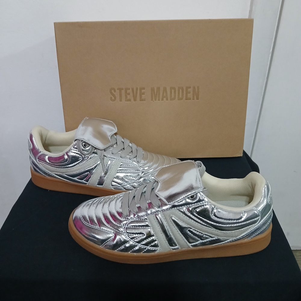 Steve Madden Silver Men's Shoes